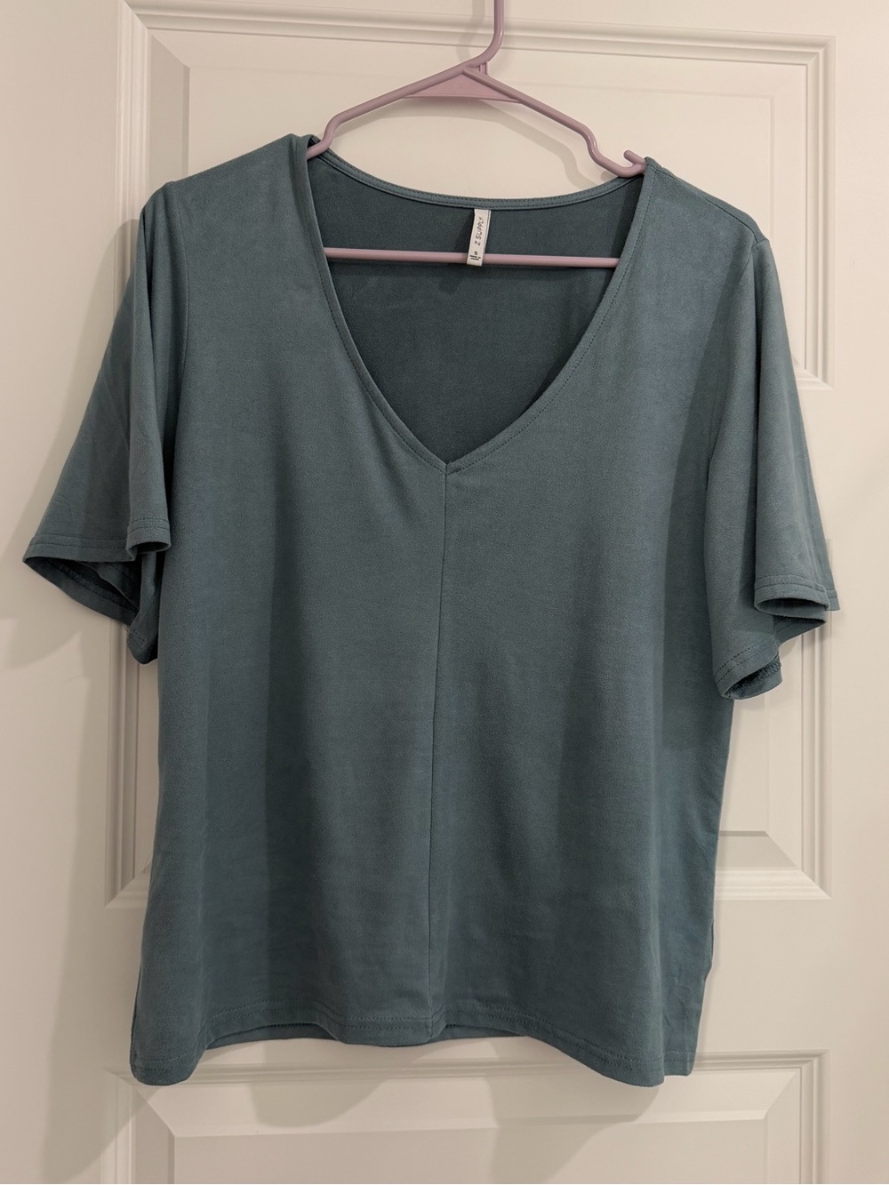 Z Supply Suede V-Neck Women's Top